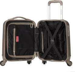 Decent Handbagage Koffer / Trolley / Reiskoffer - 42 Cm - 24 Liter - ABS - Maxi Air - Champagne 28 Decent Handbagage Koffer / Trolley / Reiskoffer - 42 Cm - 24 Liter - ABS - Maxi Air - Champagne -Bagageopslag 1200x1146