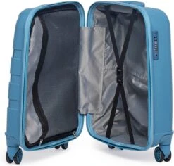 ©TROLLEYZ - Paris No.5 - Trolley - 55cm Met TSA Slot - Dubbele Wielen - 360° Spinners - 100% Polypropyleen - Handbagage Koffer In Ice Blue 19 ©TROLLEYZ - Paris No.5 - Trolley - 55cm Met TSA Slot - Dubbele Wielen - 360° Spinners - 100% Polypropyleen - Handbagage Koffer In Ice Blue -Bagageopslag 1200x1147