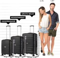 TravelZ Big Bars Kofferset - Trolleyset 3-delig Met TSA-slot - Zwart 14 TravelZ Big Bars Kofferset - Trolleyset 3-delig Met TSA-slot - Zwart -Bagageopslag 1200x1169 31