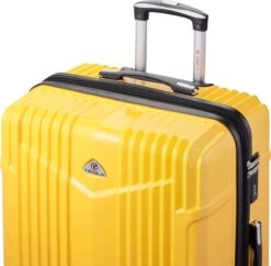 Tesla PC - Reiskoffer - 75 Cm - 4 Wielen - Geel 15 Tesla PC - Reiskoffer - 75 Cm - 4 Wielen - Geel -Bagageopslag 1200x1174 4