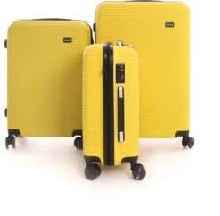 AttitudeZ Air-Z Handbagage Koffer Geel 55cm - TSA-slot -Bagageopslag 1200x1177 1