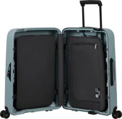Samsonite Reiskoffer - Magnum Eco Spinner 55/20 (Handbagage) Ice Blue -Bagageopslag 1200x1177