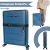 Asyam Units- Handbagage- Invouwbaar- Koffer- Koffer 38L- Spinner Wielen- TSA Slot- Lichtgewicht- Blauw -Bagageopslag 1200x1178 2