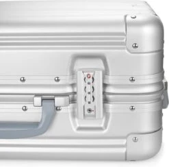 Aluminium Handbagage Koffer Mozzel Darrow - Reiskoffer Met Wielen - 51cm - Harde Koffer - Zilver -Bagageopslag 1200x1185 3