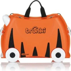 Trunki Ride-On Handbagage Koffer 46 Cm - Tijger Tipu 25 Trunki Ride-On Handbagage Koffer 46 Cm - Tijger Tipu -Bagageopslag 1200x1188 3