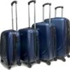 Castillo Travelerz 4 Delige ABS Kofferset - Donkerblauw