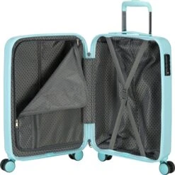 Princess Traveller Harlem - Handbagage Koffer - Blauw - S - 55cm -Bagageopslag 1200x1194