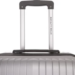 Royalty Rolls Amsterdam Handbagage Koffer 52 Cm - 25 Liter - Zilvergrijs -Bagageopslag 1200x1196 2