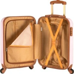 Princess Traveller Trendy Dots - Handbagage Koffer - Roze - S - 55cm 12 Princess Traveller Trendy Dots - Handbagage Koffer - Roze - S - 55cm -Bagageopslag 1200x1198