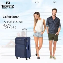 Travelz Softspinner TSA Reiskoffer 77cm - Zachte Reiskoffer Met Expander 104 + 16 Ltr - Blauw -Bagageopslag 1200x1199 14