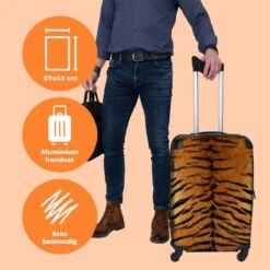 NoBoringSuitcases.com® Koffer Groot - Tijger - Wilde Dieren - Tijgerprint - Design - Trolley Koffer Met TSA-slot - Met Wielen - 90 Liter - Reiskoffer - 66 Cm 12 NoBoringSuitcases.com® Koffer Groot - Tijger - Wilde Dieren - Tijgerprint - Design - Trolley Koffer Met TSA-slot - Met Wielen - 90 Liter - Reiskoffer - 66 Cm -Bagageopslag 1200x1200 1026