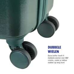 Princess Traveller Harlem - Handbaggage Koffer - Groen - S - 55cm 23 Princess Traveller Harlem - Handbaggage Koffer - Groen - S - 55cm -Bagageopslag 1200x1200 103
