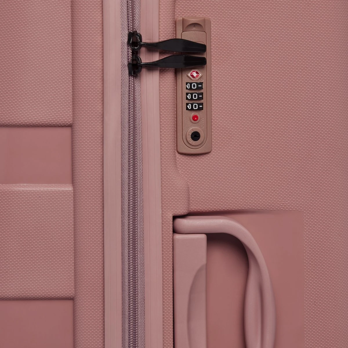 ©TROLLEYZ - Paris No.5 - Reiskoffer - 78cm Met TSA Slot - Dubbele Wielen - 360° Spinners - 100% Polypropyleen - Reiskoffer In Rose Blush 8 ©TROLLEYZ - Paris No.5 - Reiskoffer - 78cm Met TSA Slot - Dubbele Wielen - 360° Spinners - 100% Polypropyleen - Reiskoffer In Rose Blush - Afbeelding 6