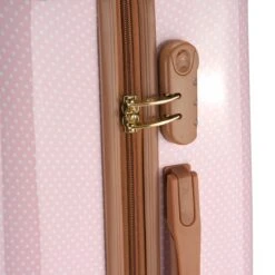 Princess Traveller Trendy Dots - Reiskoffer - Roze - M - 66cm -Bagageopslag 1200x1200 1164