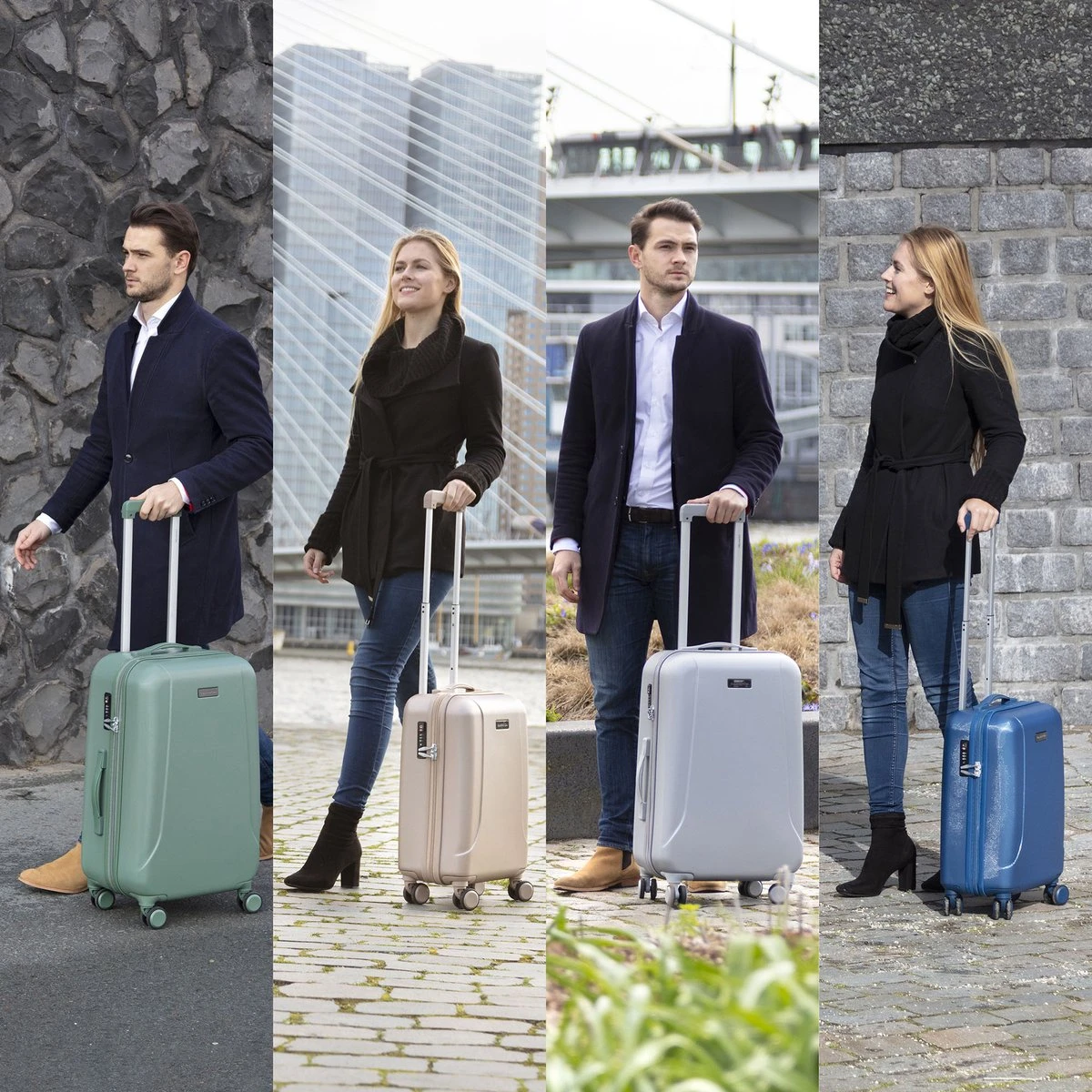 CarryOn Skyhopper Reiskoffer - 78cm TSA Trolley Met OKOBAN - Dubbele Wielen - Champagne 9 CarryOn Skyhopper Reiskoffer - 78cm TSA Trolley Met OKOBAN - Dubbele Wielen - Champagne - Afbeelding 7