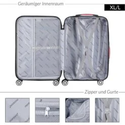 Monzana Exopack Hardcase Koffer Champagne 65x41x27cm -Bagageopslag 1200x1200 1299