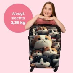 NoBoringSuitcases.com® Koffer Groot - Kat - Huisdieren - Poes - Bruin - Grijs - Trolley Koffer Met TSA-slot - Met Wielen - 90 Liter - Reiskoffer - 66 Cm 11 NoBoringSuitcases.com® Koffer Groot - Kat - Huisdieren - Poes - Bruin - Grijs - Trolley Koffer Met TSA-slot - Met Wielen - 90 Liter - Reiskoffer - 66 Cm -Bagageopslag 1200x1200 1417