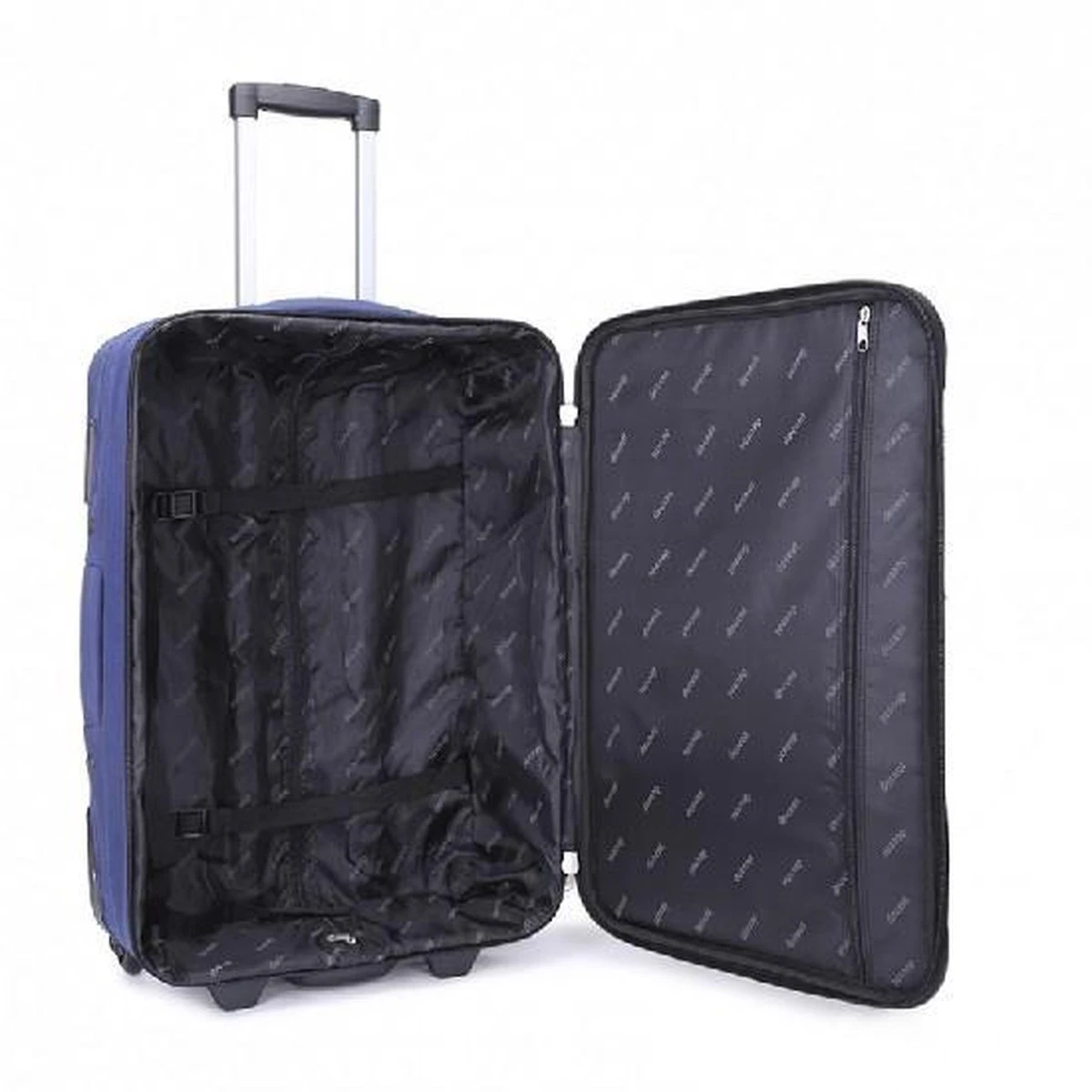 Decent Basic-Line Medium Trolley 63 Cm - Donkerblauw 16 Decent Basic-Line Medium Trolley 63 Cm - Donkerblauw - Afbeelding 14