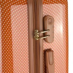Princess Traveller Trendy Dots - Reiskoffer - Terra - M - 66cm -Bagageopslag 1200x1200 1700