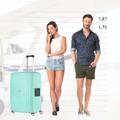 CarryOn Steward TSA Reiskoffer - 75cm Trolley Met Kliksloten - Dubbele Wielen - Mint 32 CarryOn Steward TSA Reiskoffer - 75cm Trolley Met Kliksloten - Dubbele Wielen - Mint -Bagageopslag 1200x1200 1786