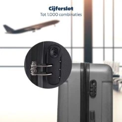 TRVLMORE Kofferset - 3 Delig - 38L (handbagage) + 70L + 110L - Donkergrijs -Bagageopslag 1200x1200 1827