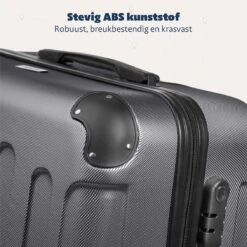 TRVLMORE Kofferset - 3 Delig - 38L (handbagage) + 70L + 110L - Donkergrijs -Bagageopslag 1200x1200 1831