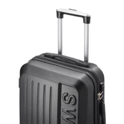 Swiss - Lausanne Handbagage Koffer 55x40x25 Cm - 4 Wielen - TSA-cijferslot - Zwart -Bagageopslag 1200x1200 184