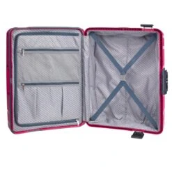 CarryOn Steward Kofferset - 2-delige TSA Trolleyset Met Kliksloten - Dubbele Wielen - Rood -Bagageopslag 1200x1200 1864