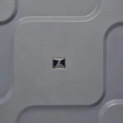 ©TROLLEYZ - Venice No.10 - Trolley - 55cm Met TSA Slot - Dubbele Wielen - 360° Spinners - 100% Polypropyleen - Handbagage Koffer In Silver Stone -Bagageopslag 1200x1200 19