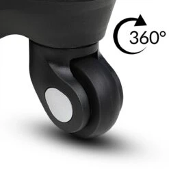 Monzana Kofferset - 4 Stuks S M L XL Met Wielen Cijferslot - Zwart -Bagageopslag 1200x1200 1900