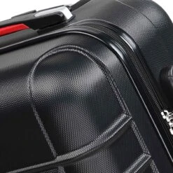 Monzana Kofferset - 4 Stuks S M L XL Met Wielen Cijferslot - Zwart -Bagageopslag 1200x1200 1901