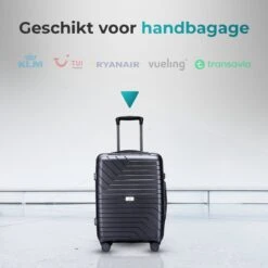 Legage Koffer Handbagage - Reiskoffer - Trolley - Inclusief Uitzetlaag - Inclusief TSA Slot - Zwart - Maat S - 20 Inch 12 Legage Koffer Handbagage - Reiskoffer - Trolley - Inclusief Uitzetlaag - Inclusief TSA Slot - Zwart - Maat S - 20 Inch -Bagageopslag 1200x1200 191