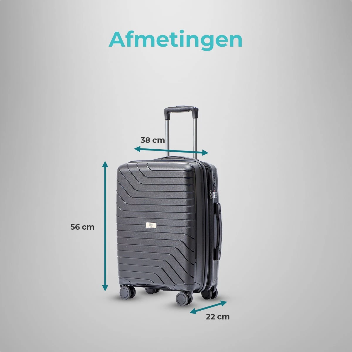 Legage Koffer Handbagage - Reiskoffer - Trolley - Inclusief Uitzetlaag - Inclusief TSA Slot - Zwart - Maat S - 20 Inch 5 Legage Koffer Handbagage - Reiskoffer - Trolley - Inclusief Uitzetlaag - Inclusief TSA Slot - Zwart - Maat S - 20 Inch - Afbeelding 3