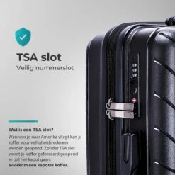 Legage Koffer Handbagage - Reiskoffer - Trolley - Inclusief Uitzetlaag - Inclusief TSA Slot - Zwart - Maat S - 20 Inch 15 Legage Koffer Handbagage - Reiskoffer - Trolley - Inclusief Uitzetlaag - Inclusief TSA Slot - Zwart - Maat S - 20 Inch -Bagageopslag 1200x1200 194