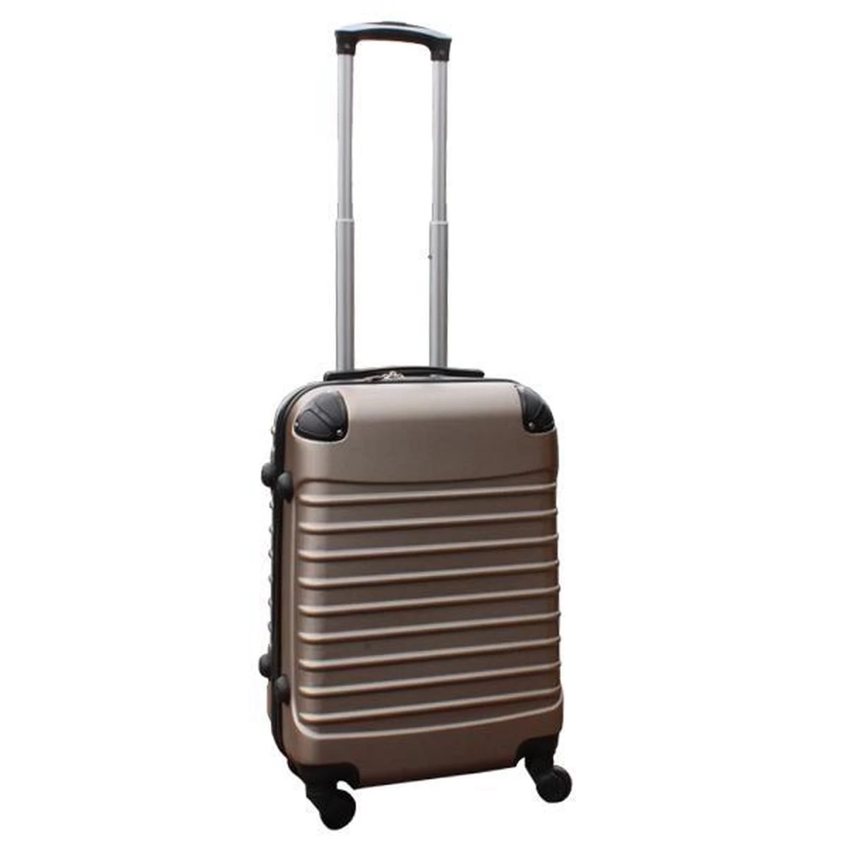 Travelerz Kofferset 2 Delig ABS Handbagage Koffers - Met Cijferslot - 39 Liter - Zilver - Groen 4 Travelerz Kofferset 2 Delig ABS Handbagage Koffers - Met Cijferslot - 39 Liter - Zilver - Groen - Afbeelding 2