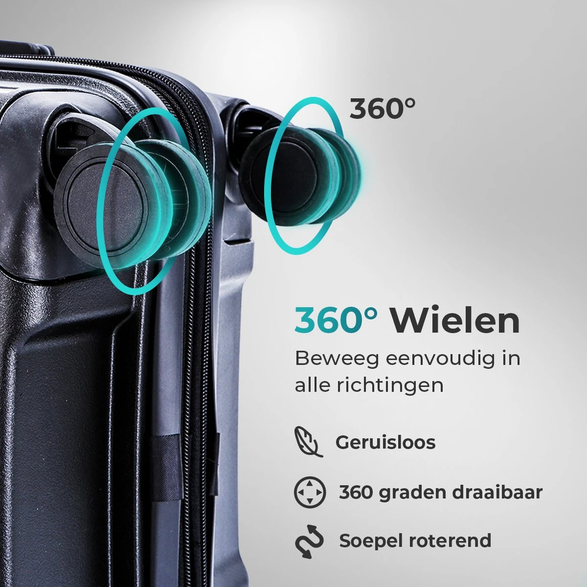 Legage Koffer Handbagage - Reiskoffer - Trolley - Inclusief Uitzetlaag - Inclusief TSA Slot - Zwart - Maat S - 20 Inch 9 Legage Koffer Handbagage - Reiskoffer - Trolley - Inclusief Uitzetlaag - Inclusief TSA Slot - Zwart - Maat S - 20 Inch - Afbeelding 7