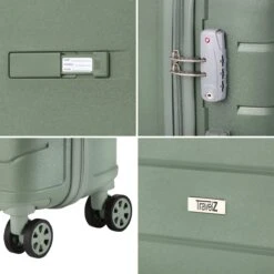 TravelZ Big Bars Kofferset - Trolleyset TSA 2-delig - Handbagage En Groot - Olijf -Bagageopslag 1200x1200 1982