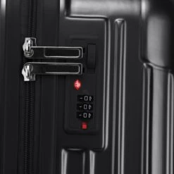 Royal Swiss - Kofferset - Cijferslot- Lichtgewicht Koffer - 4 Wielen- Zwart -Bagageopslag 1200x1200 1990