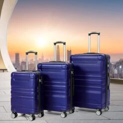 Merax 3-delig Kofferset Met TSA Slot - Trolleyset ABS 40L, 70L & 110 Liter - Blauw 19 Merax 3-delig Kofferset Met TSA Slot - Trolleyset ABS 40L, 70L & 110 Liter - Blauw -Bagageopslag 1200x1200 2024