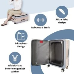 Asyam Units- Handbagage- Invouwbaar- Koffer- Koffer 38L- Spinner Wielen- TSA Slot- Lichtgewicht- Blauw 11 Asyam Units- Handbagage- Invouwbaar- Koffer- Koffer 38L- Spinner Wielen- TSA Slot- Lichtgewicht- Blauw -Bagageopslag 1200x1200 205