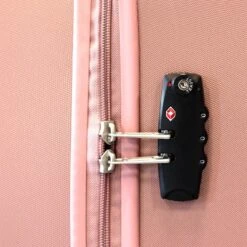 ©TROLLEYZ - Bali No.22 - Trolley 55cm Met TSA Slot - Dubbele Wielen - 360° Spinners - 100% ABS - Handbagage Koffer In Cosmopolitan Pink -Bagageopslag 1200x1200 239