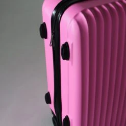 Handbagage Koffer 55cm Roze 4 Wielen Trolley Met Pin Slot -Bagageopslag 1200x1200 268