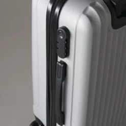 Handbagage Koffer 55cm Zilver 4 Wielen Trolley Met Pin Slot -Bagageopslag 1200x1200 289