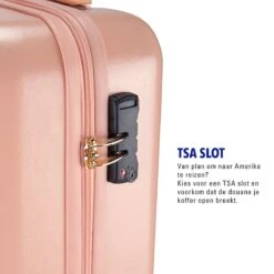 Princess Traveller Harlem - Handbaggage Koffer - Roze - S - 55cm -Bagageopslag 1200x1200 29