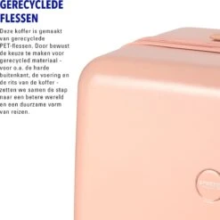 Princess Traveller Harlem - Handbaggage Koffer - Roze - S - 55cm -Bagageopslag 1200x1200 30