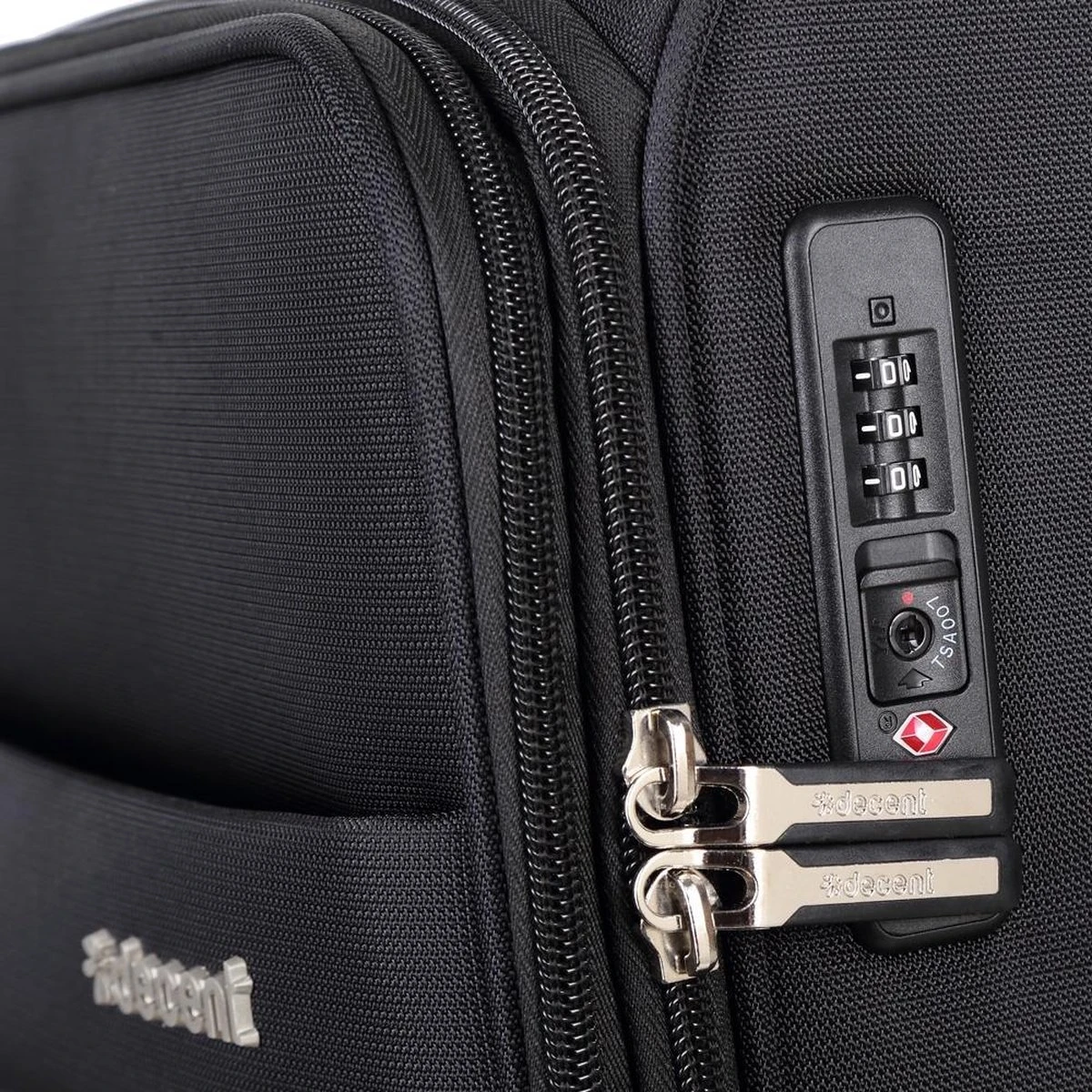 Decent D-Upright Handbagage Koffer - 55 Cm - TSA Slot - Zwart 6 Decent D-Upright Handbagage Koffer - 55 Cm - TSA Slot - Zwart - Afbeelding 4