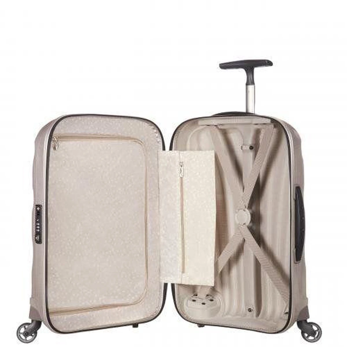 Samsonite Reiskoffer - COSMOLITE SPINNER 55/20 FL2 (Handbagage) Crème 4 Samsonite Reiskoffer - COSMOLITE SPINNER 55/20 FL2 (Handbagage) Crème - Afbeelding 2