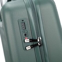 Decent Handbagage Koffer / Trolley / Reiskoffer - 55 Cm - 38 Liter - ABS - Tranporto - Groen -Bagageopslag 1200x1200 400