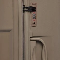 ©TROLLEYZ - Venice No.10 - Trolley - 55cm Met TSA Slot - Dubbele Wielen - 360° Spinners - 100% Polypropyleen - Handbagage Koffer In Pearl Sand -Bagageopslag 1200x1200 429