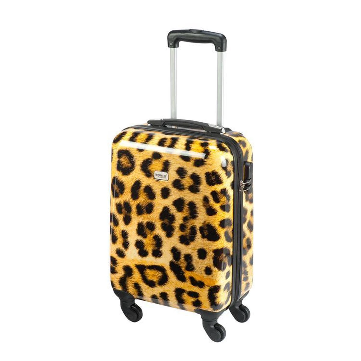 Princess Traveller Animal Print - Handbagagekoffer - Leopard - Small - 55cm 4 Princess Traveller Animal Print - Handbagagekoffer - Leopard - Small - 55cm - Afbeelding 2